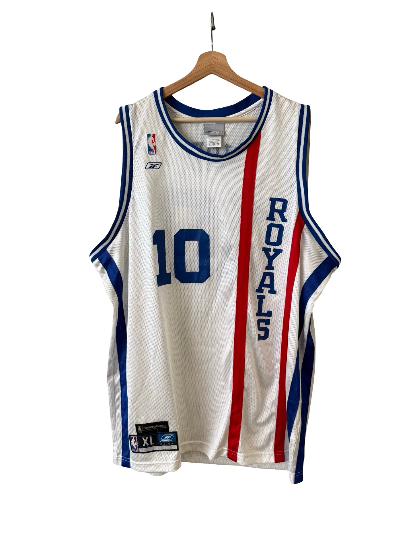 Vintage Mike Bibby Cinncinati Royals 10 Reebok Hardwood Classics Jersey
