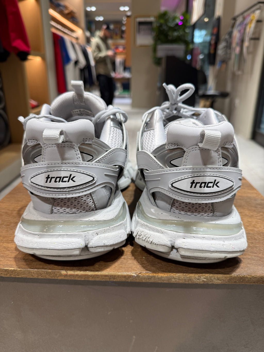 Balenciaga Medium Grey Track Runners Size 10 KIF Vintage