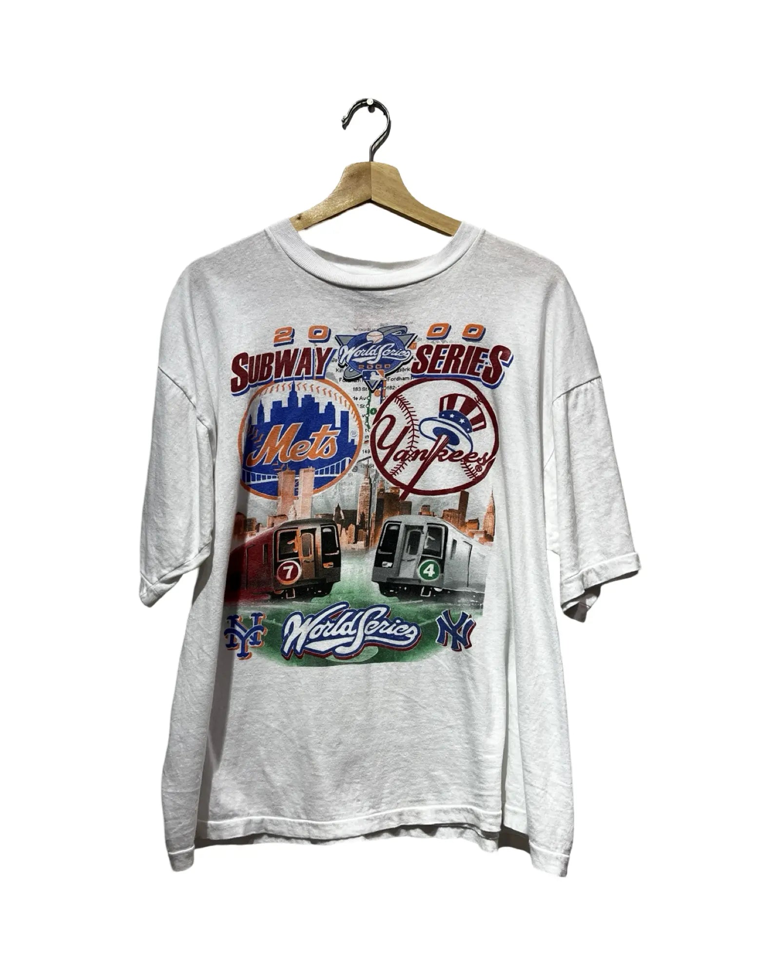 Vintage 2000 Yankees Mets Subway Series Tee KIF Vintage
