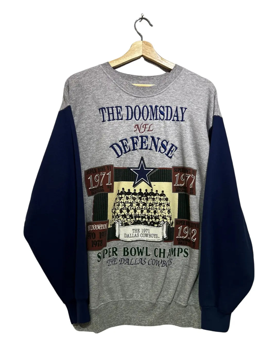 Vintage 1993 Dallas Cowboys Doomsday Crewneck KIF Vintage