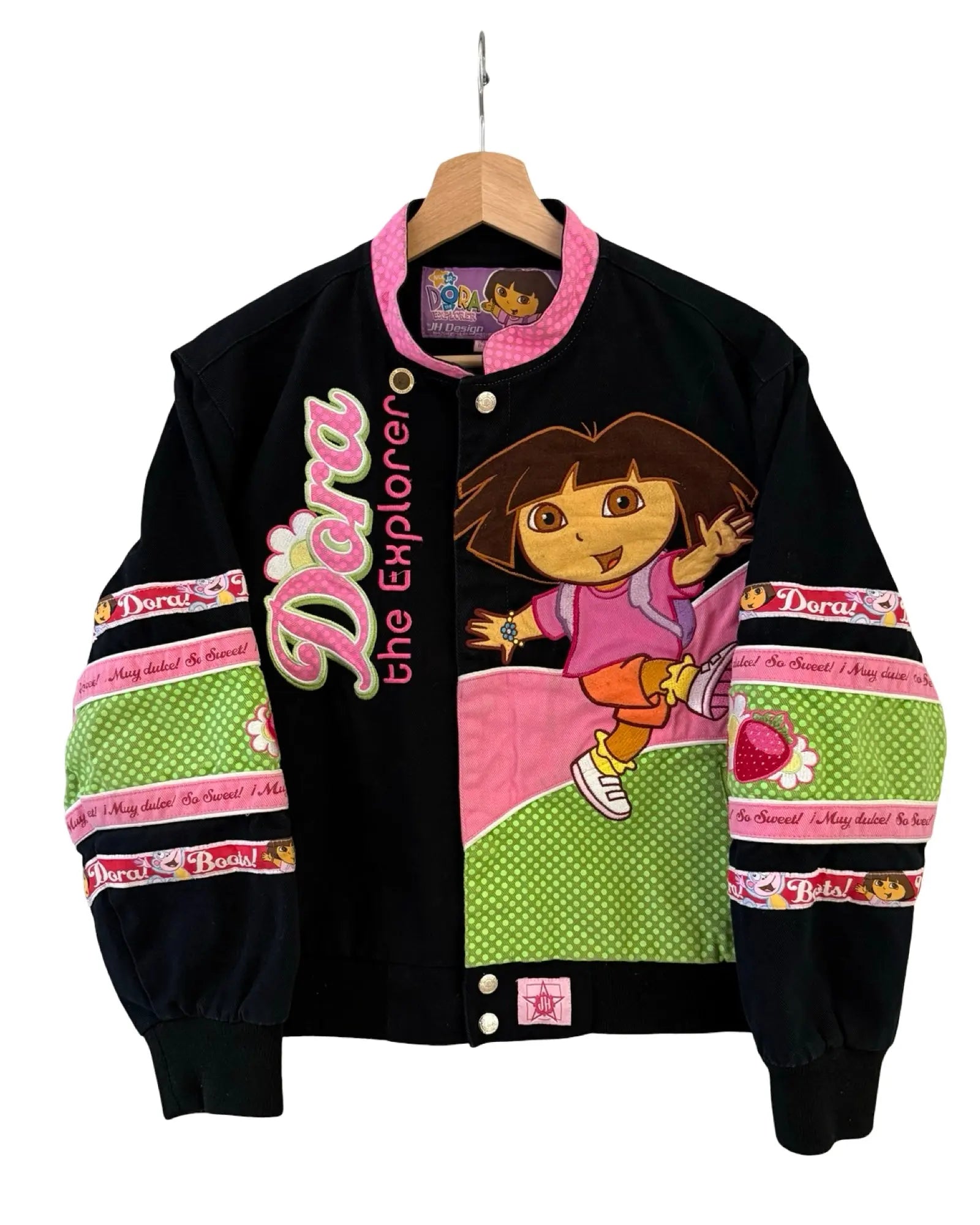 Vintage 2006 Dora The Explorer Jeff Hamilton Nascar Jacket KIF Vintage