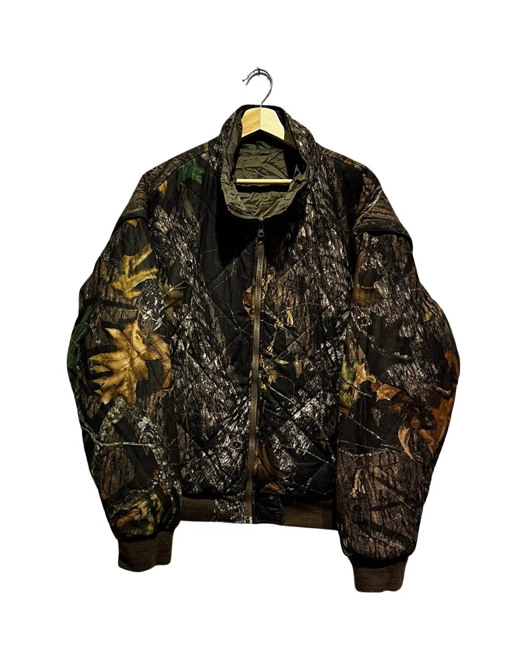 Vintage Remmington Mossy Oak Reversible Removable Camo Jacket KIF Vintage