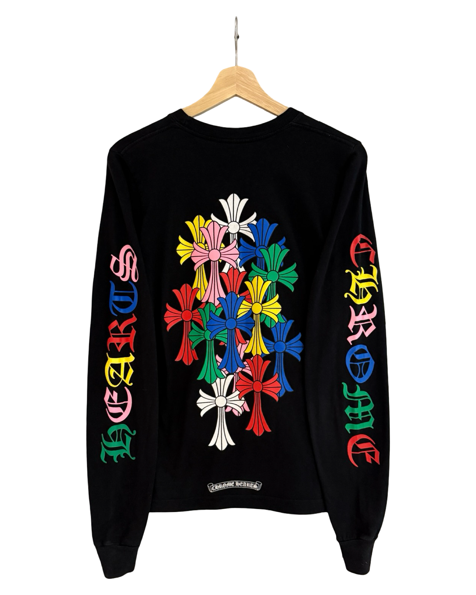 Chrome Hearts Multicolor Crosses Long Sleeve Pocket Tee KIF Vintage
