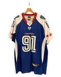 Vintage 2009 Justin Tuck New York Giants #91 Reebok NFL Pro Bowl Jersey