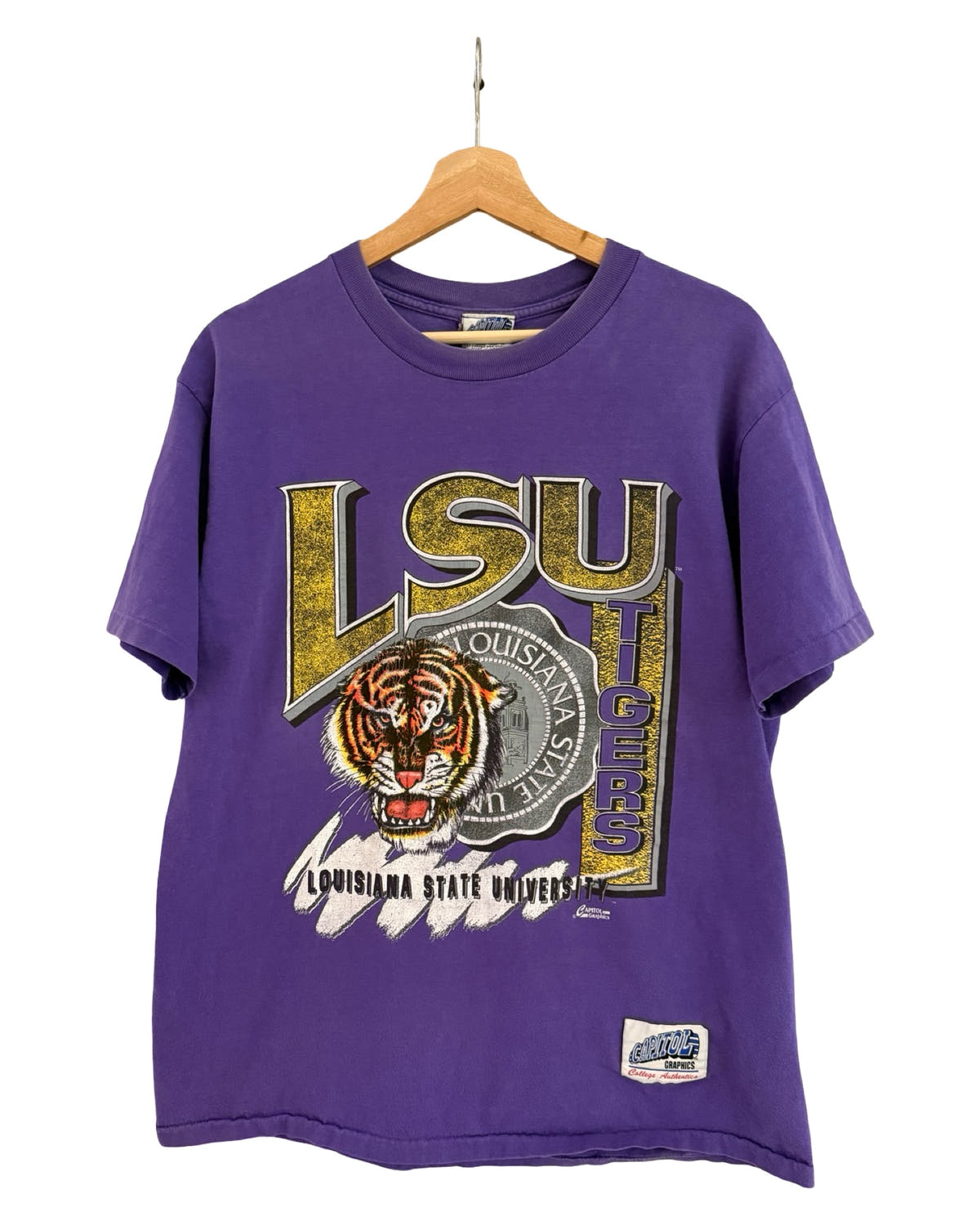 Vintage 90s Lousiana State University LSU Tigers Tee 3rdStrike