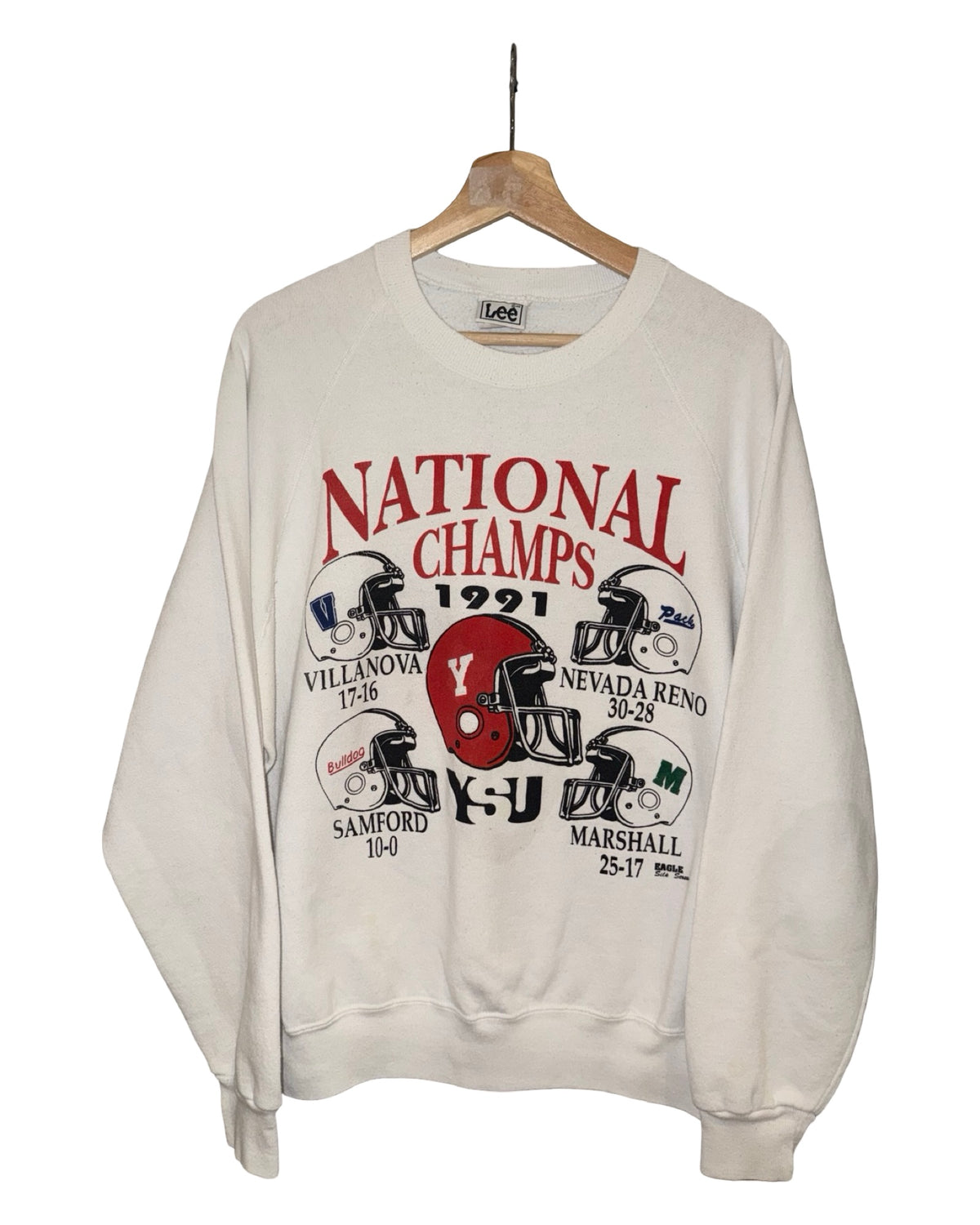 Vintage 1991 Youngstown State National NCAA Champs Crewneck