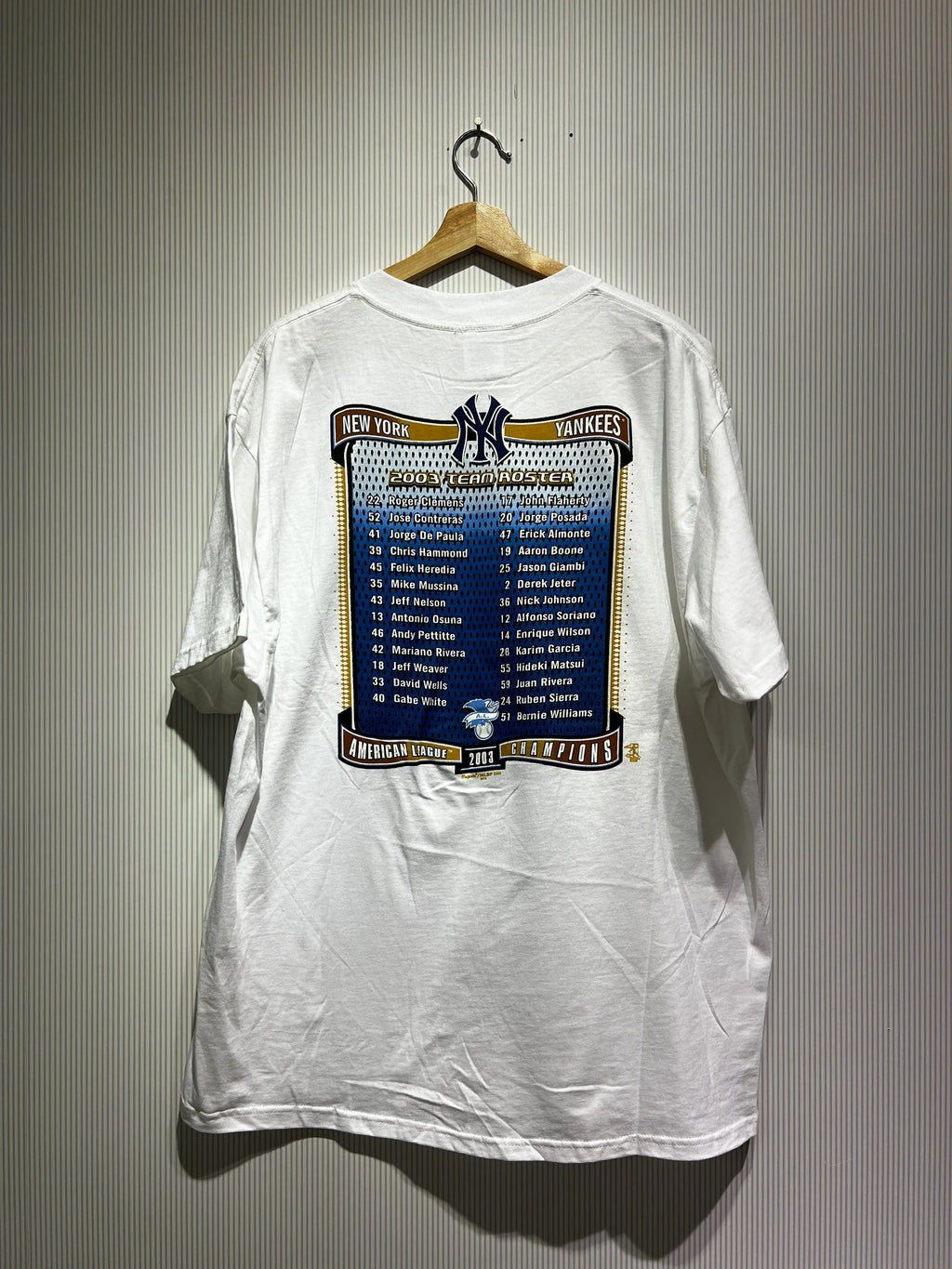 Vintage DS 2003 New York Yankees World Series Tee KIF Vintage