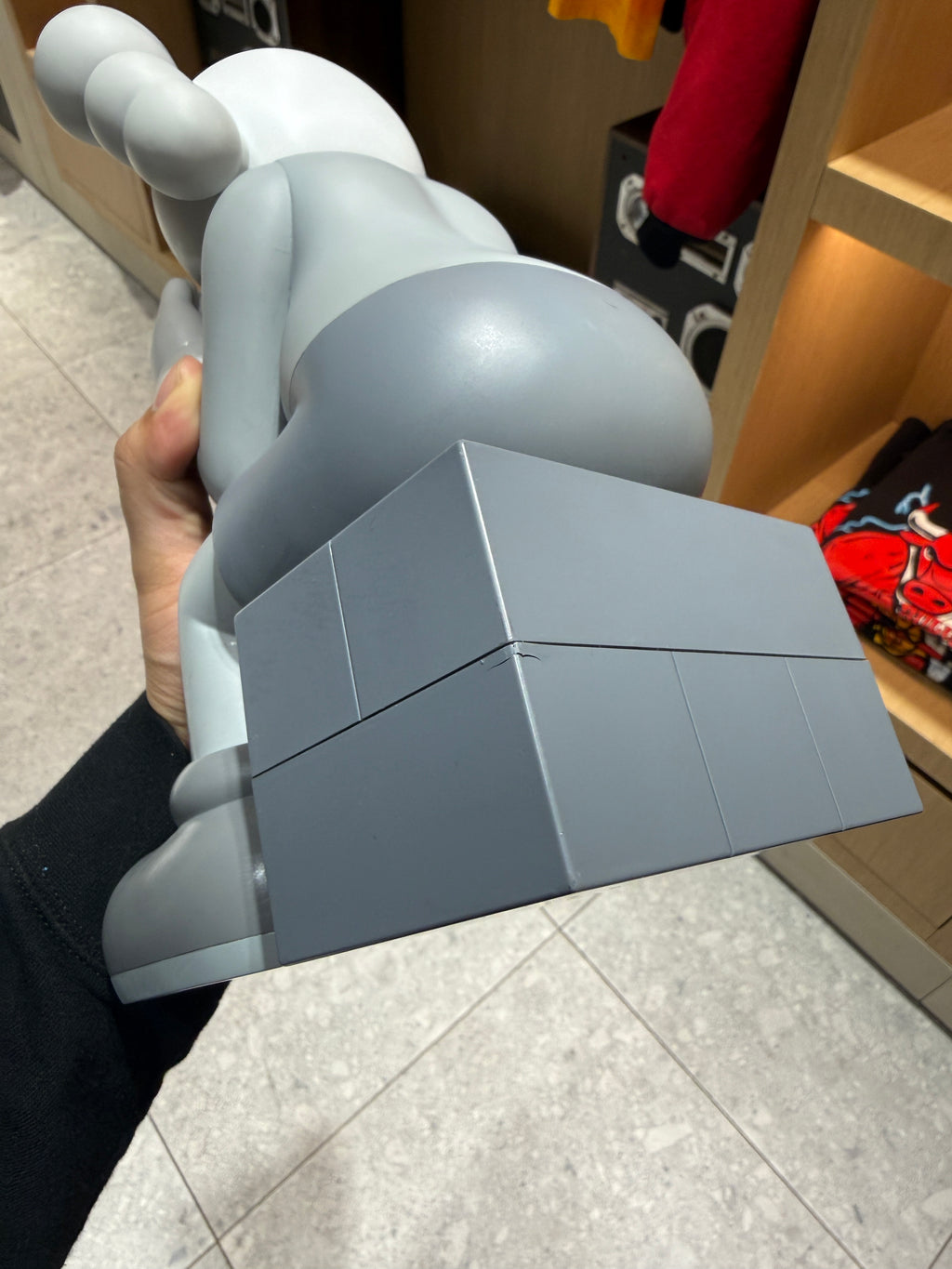 2013 KAWS Passing Through Gray Companion Figure KIF Vintage
