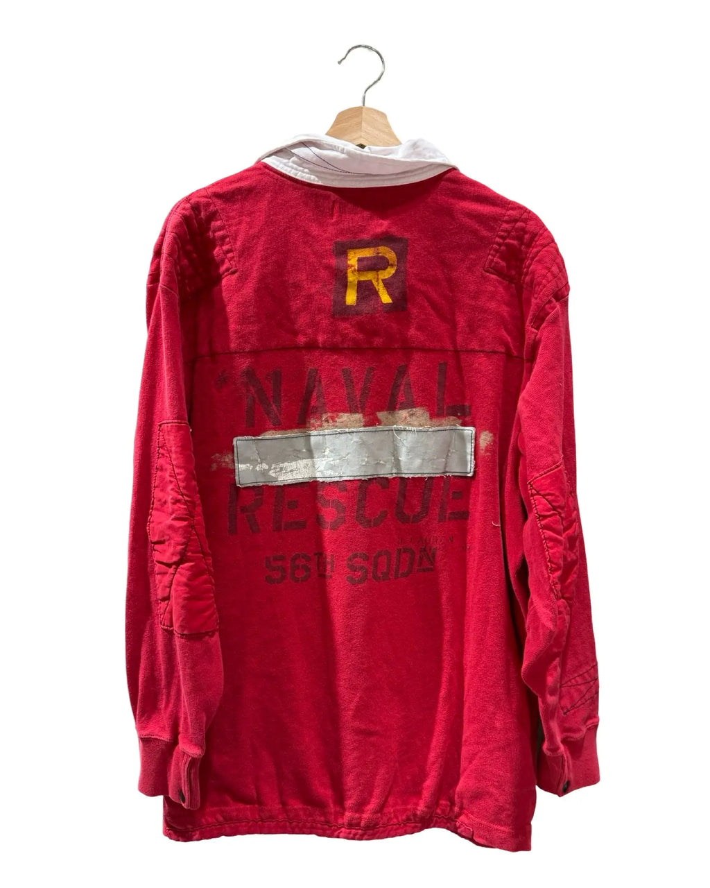 Vintage Polo Ralph Lauren 56th Naval Rescue Squad L/S Rugby Shirt KIF Vintage