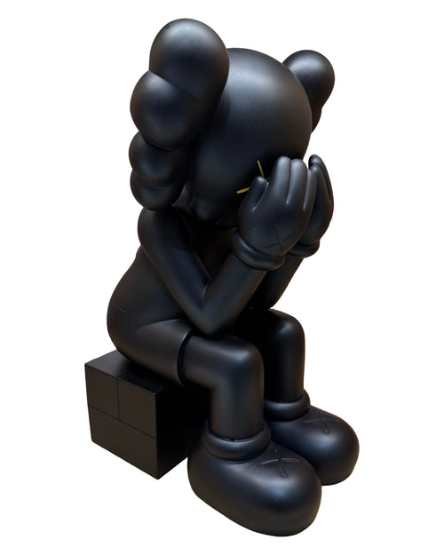 2013 KAWS Passing Through Black Companion Figure KIF Vintage