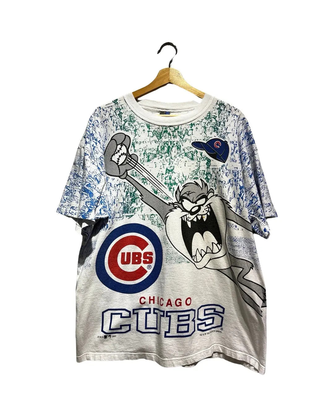 Vintage 1993 Chicago Cubs Looney Tunes Taz Tee 3rdStrike