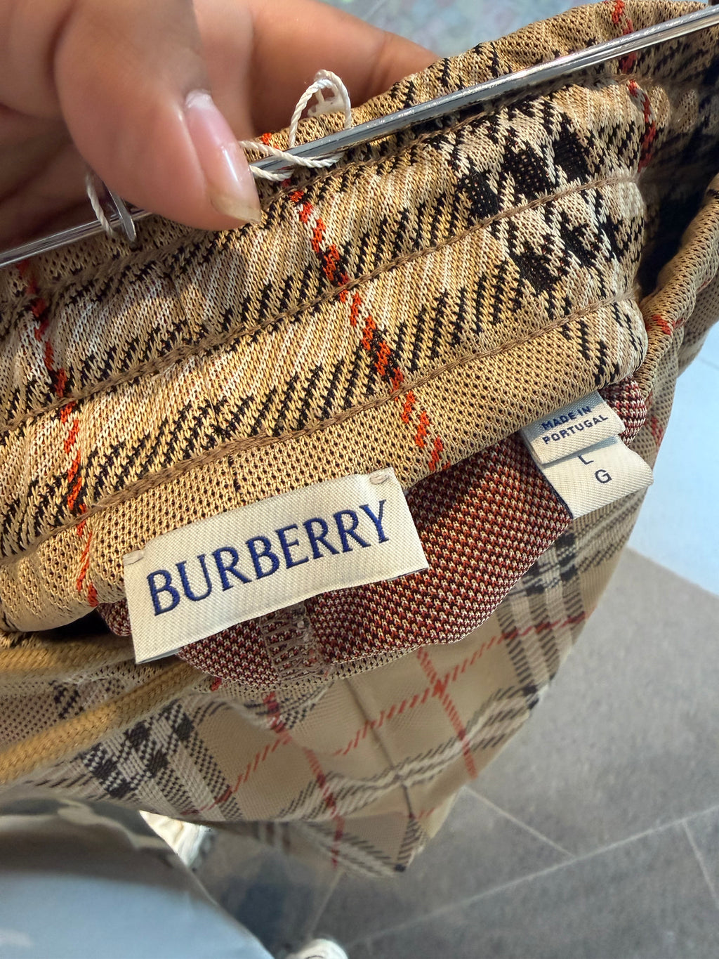 BURBERRY London Check Jersey Shorts