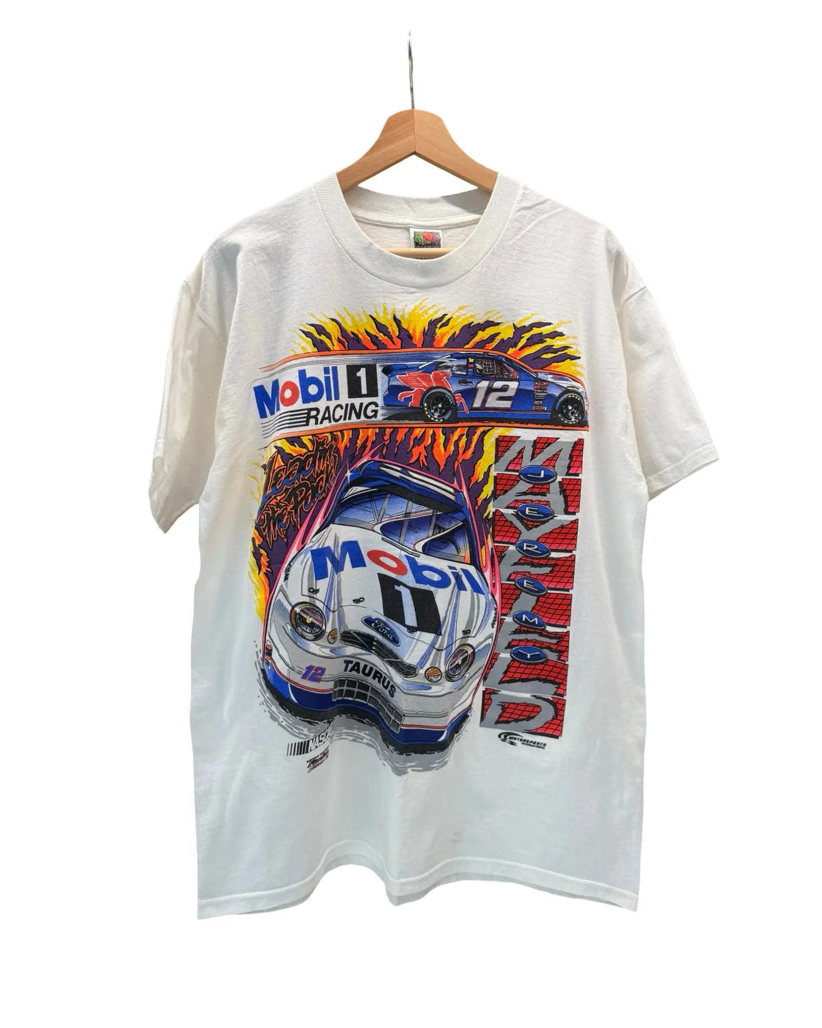 Vintage 1998 Nascar Mobil 1 Racing Double Sided Tee 3rdStrike