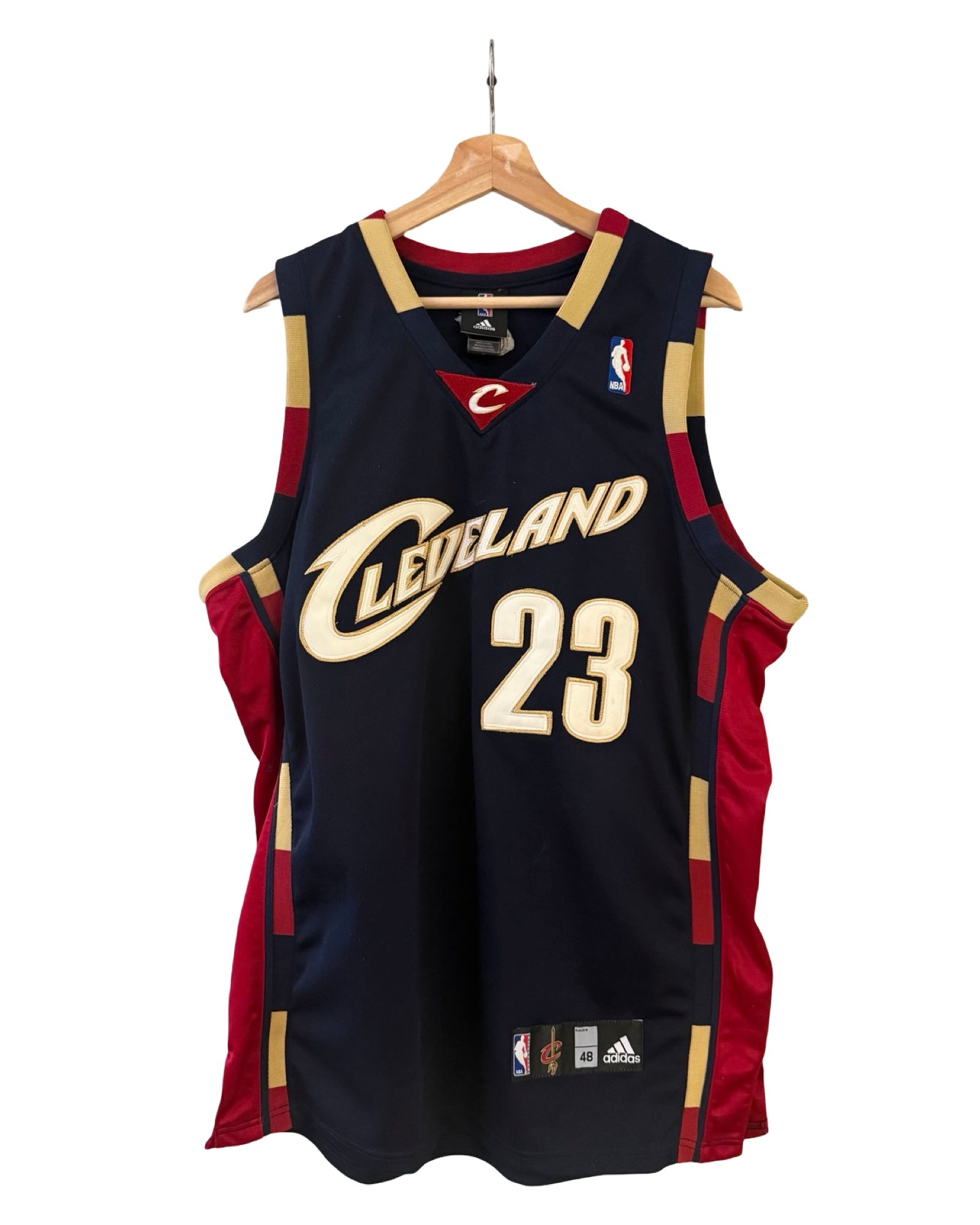 Vintage 2004 LeBron James 23 Cleveland Cavaliers Adidas NBA Jersey