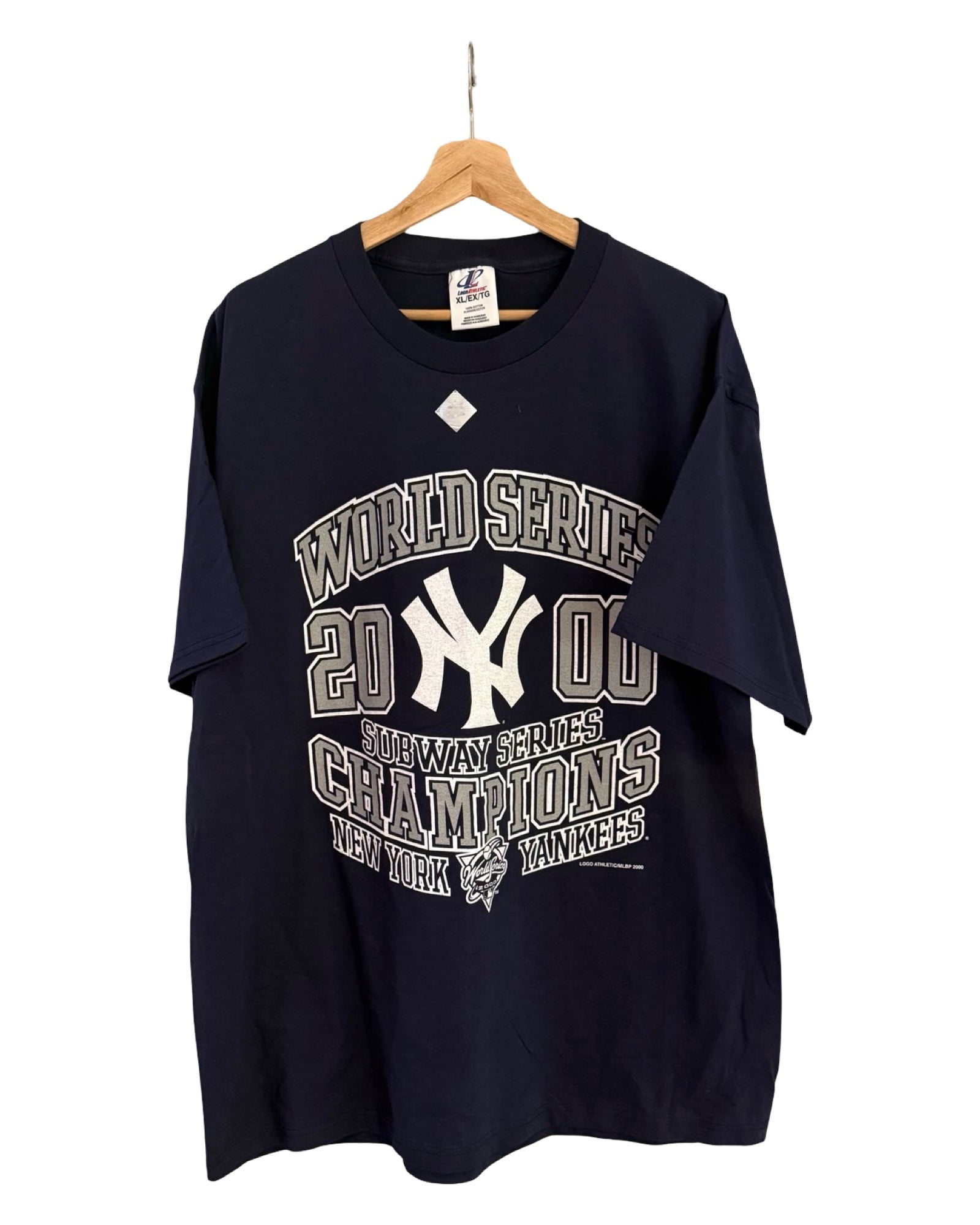 Vintage 2000 New York Yankees Subway Series Champions Tee
