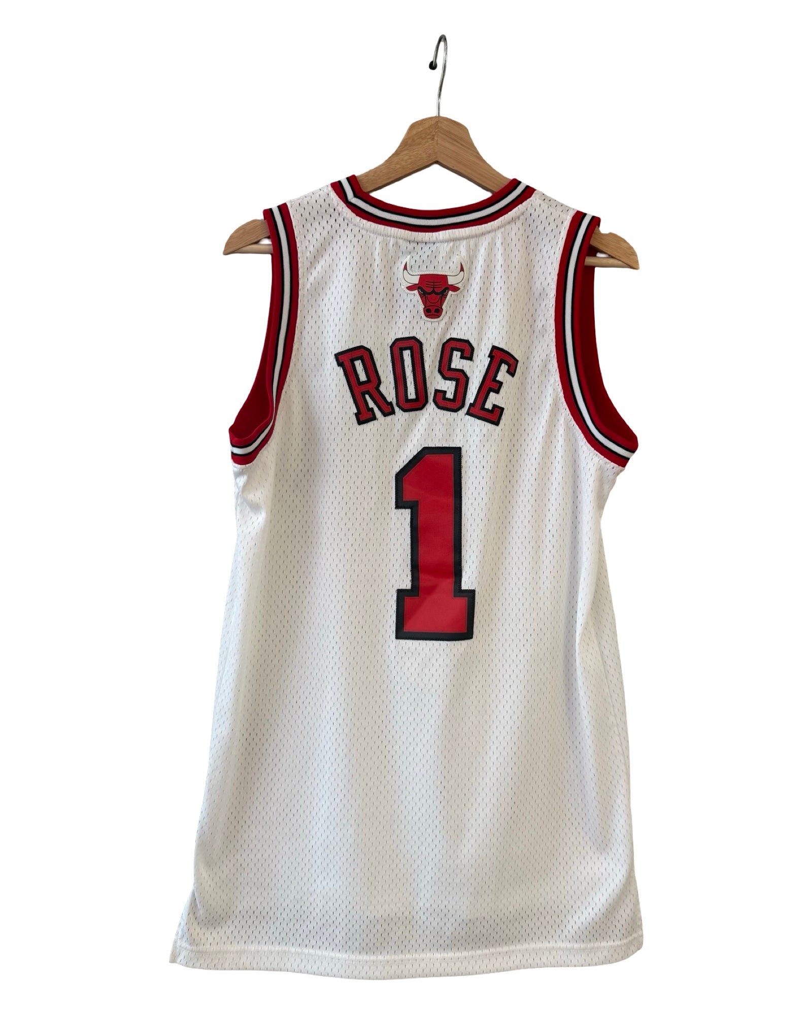 Vintage Rare Chicago Bulls Derrick Rose 1 NBA Adidas Rookie Jersey