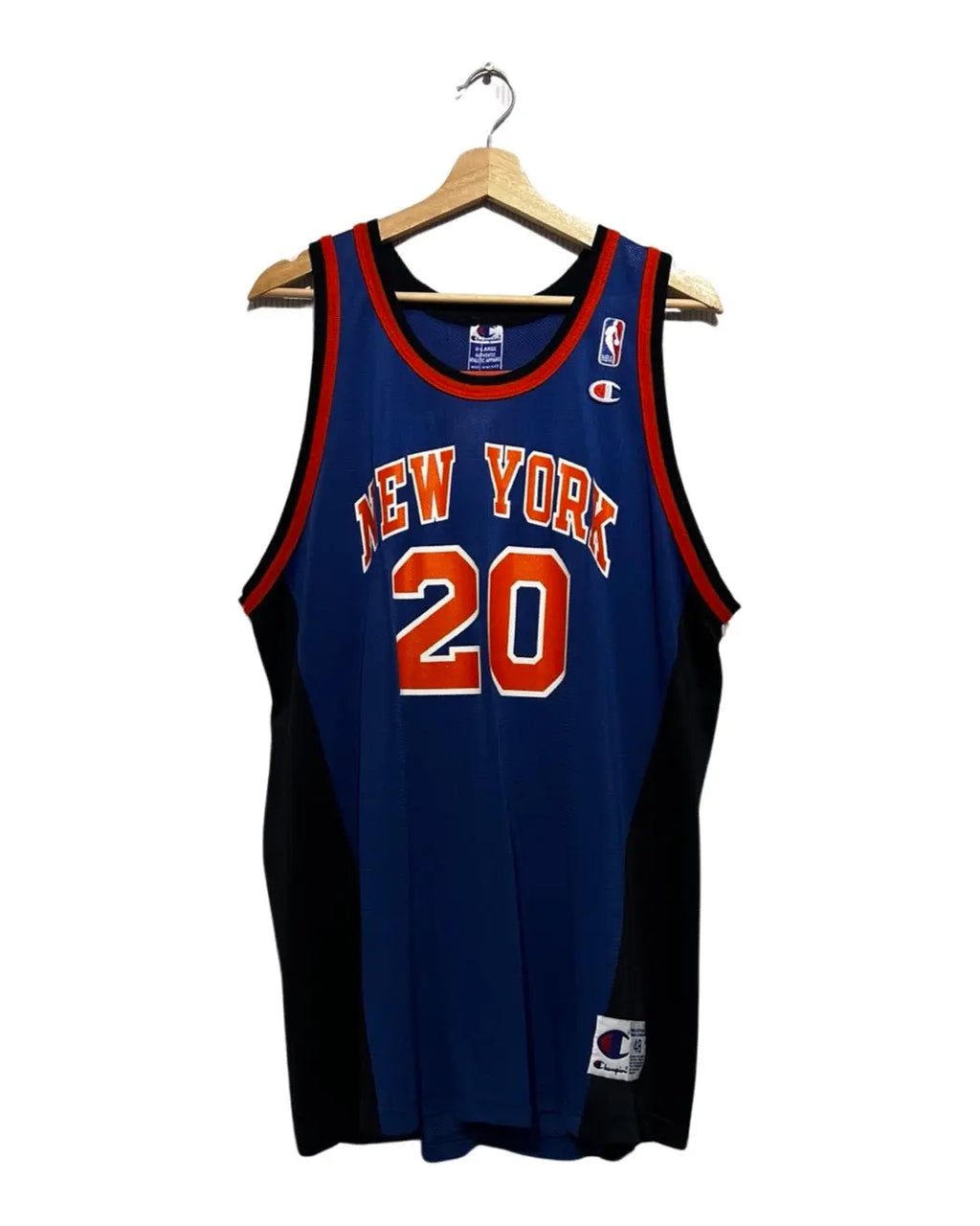 Vintage 90s Allan Houston Knicks Champion Jersey KIF Vintage