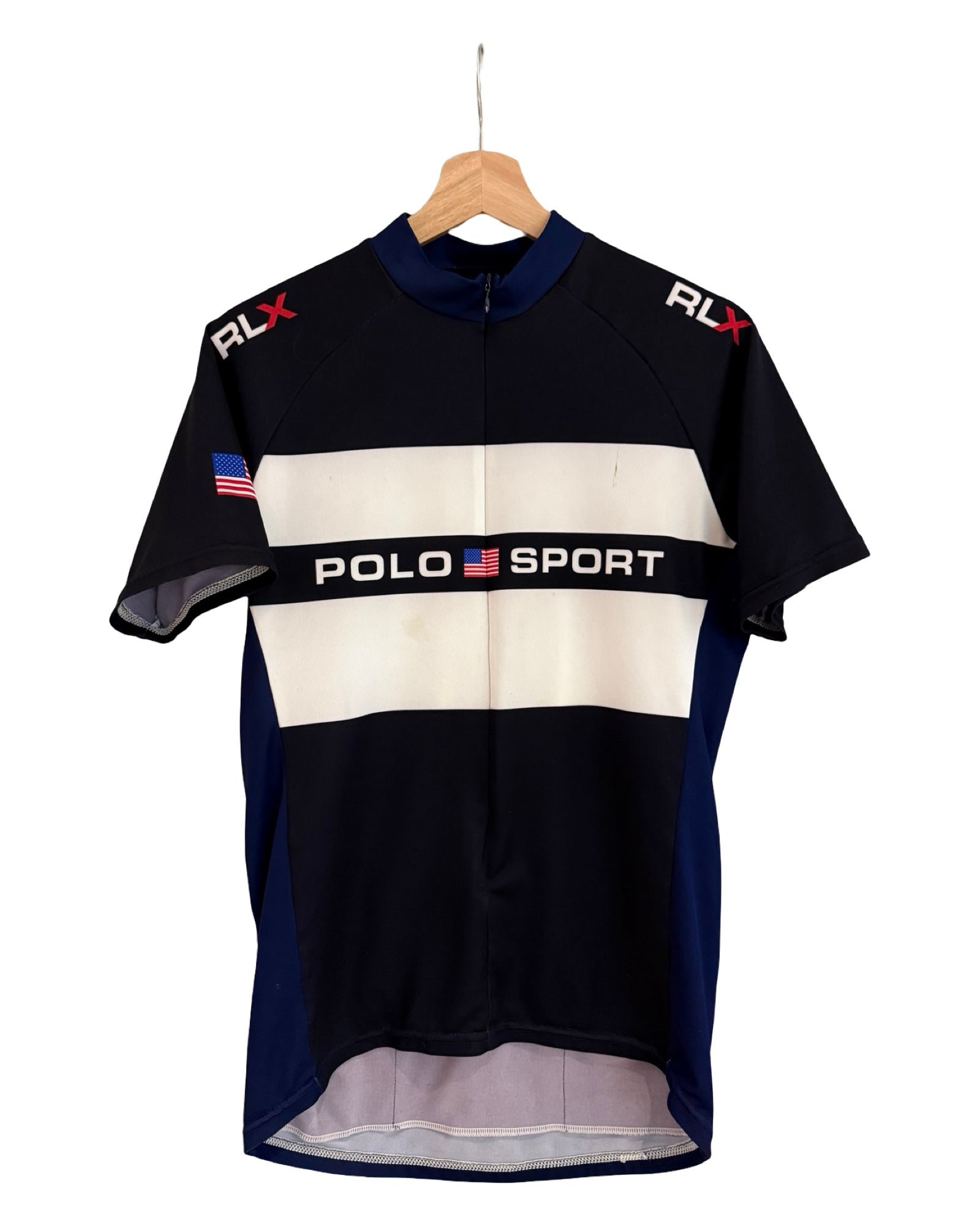 Vintage 90s Polo Sport Cycling Biking Shirt KIF Vintage