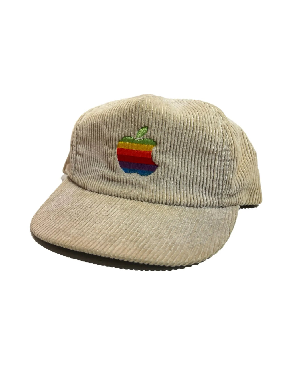 Vintage 80s Apple Computers Corduroy Strapback Hat KIF Vintage