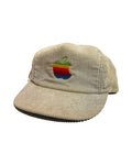 Vintage 80s Apple Computers Corduroy Strapback Hat KIF Vintage