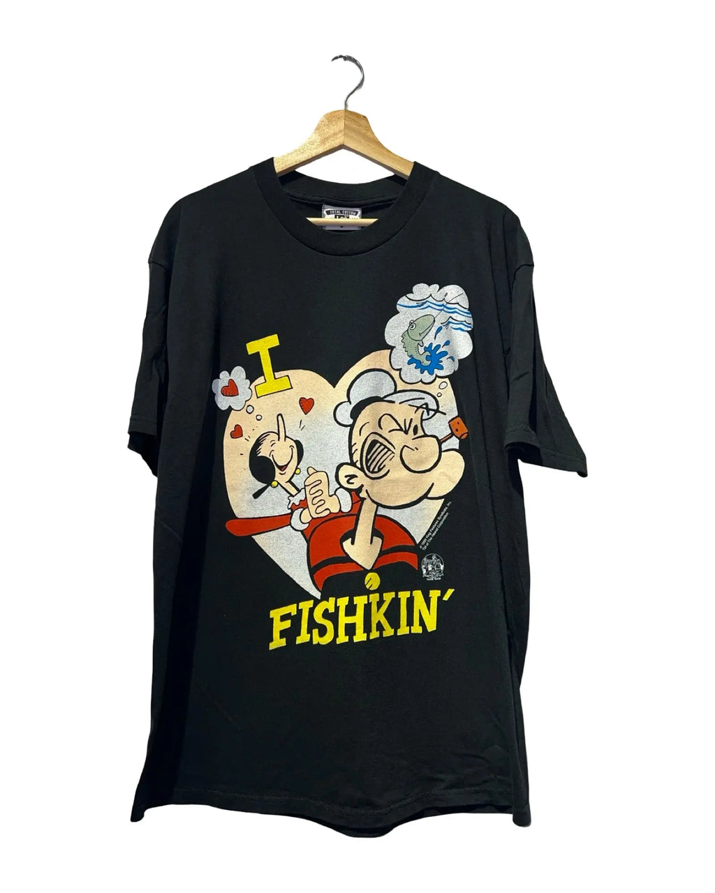 Vintage 1993 Popeye Fishkin Promo Tee KIF Vintage