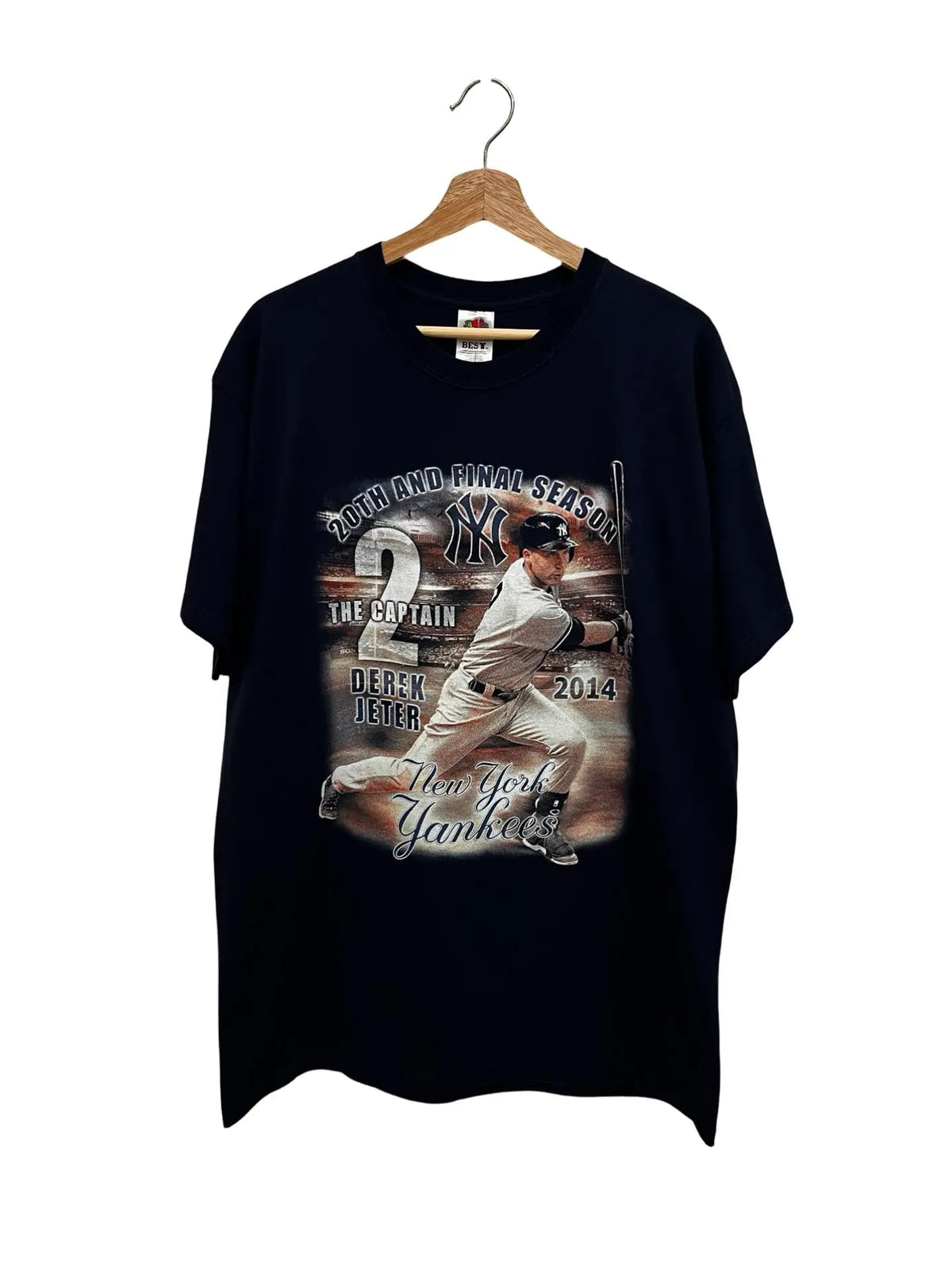 Vintage 2014 Yankees Derek Jeter Final Season Tee 3rdStrike