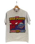 Vintage 1997 Chicago Bulls vs Utah Jazz NBA Finals Promo Tee