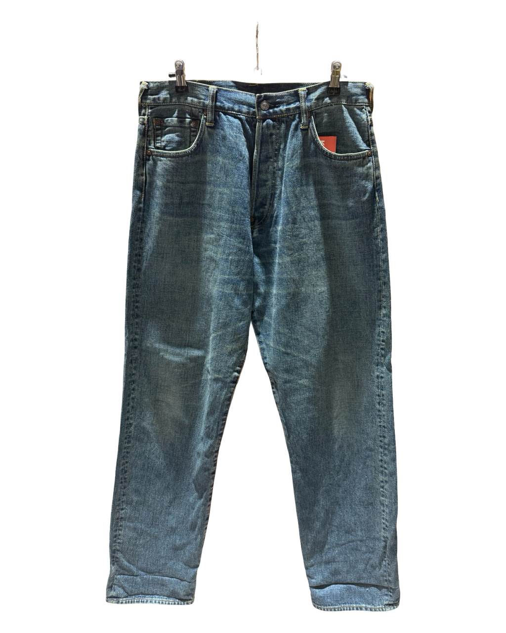Vintage 00s Evisu Gold Gull Baggy Denim Jeans 34 KIF Vintage