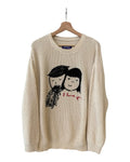 Vintage Fucking Awesome I Love You Knit Sweater KIF Vintage