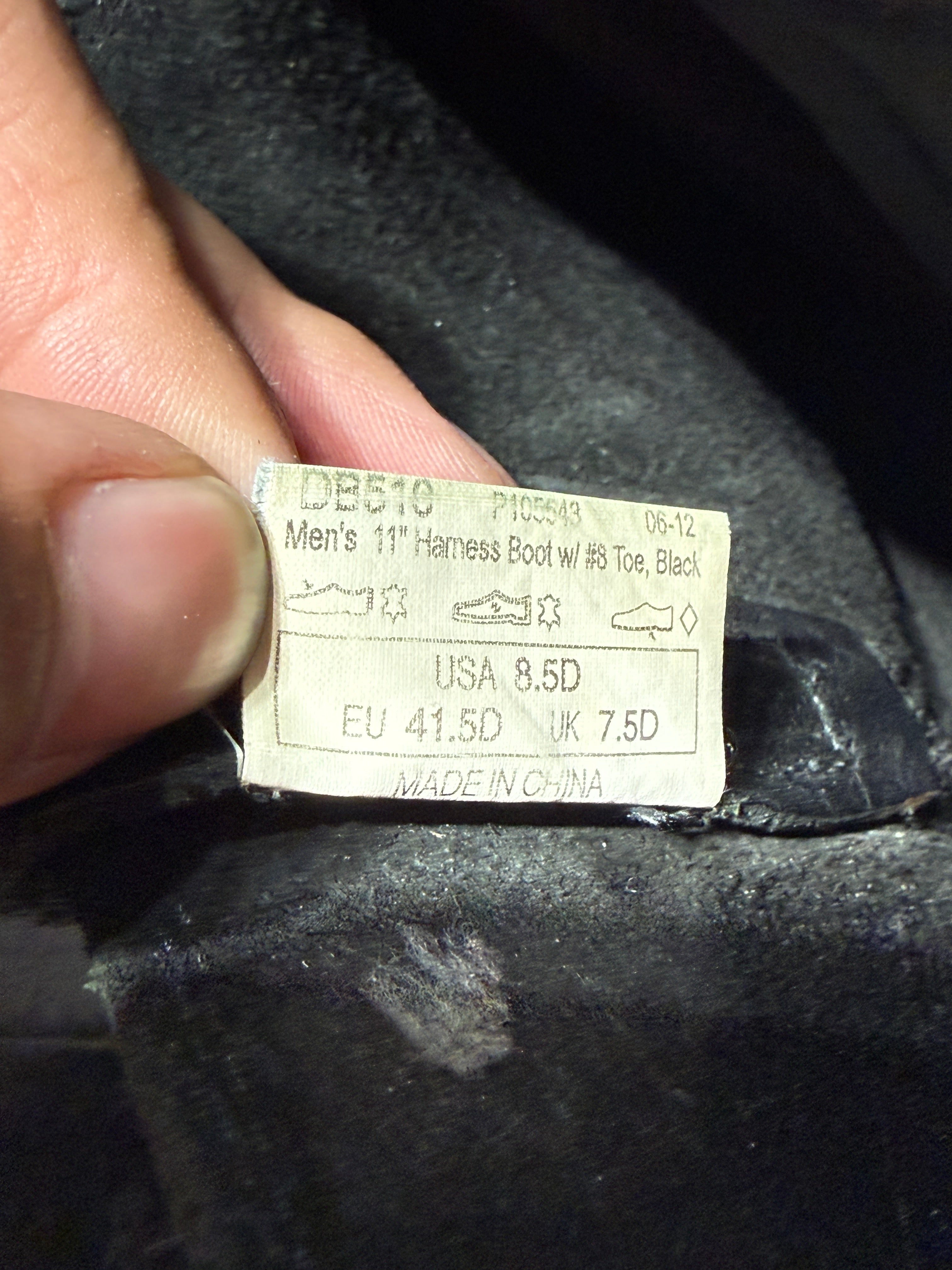 Vintage Mens Durango Biker Harness Boots Size 8.5