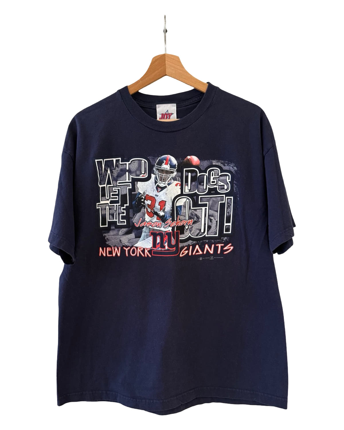 Vintage 2000 New York Giants Jason Sehorn Tee