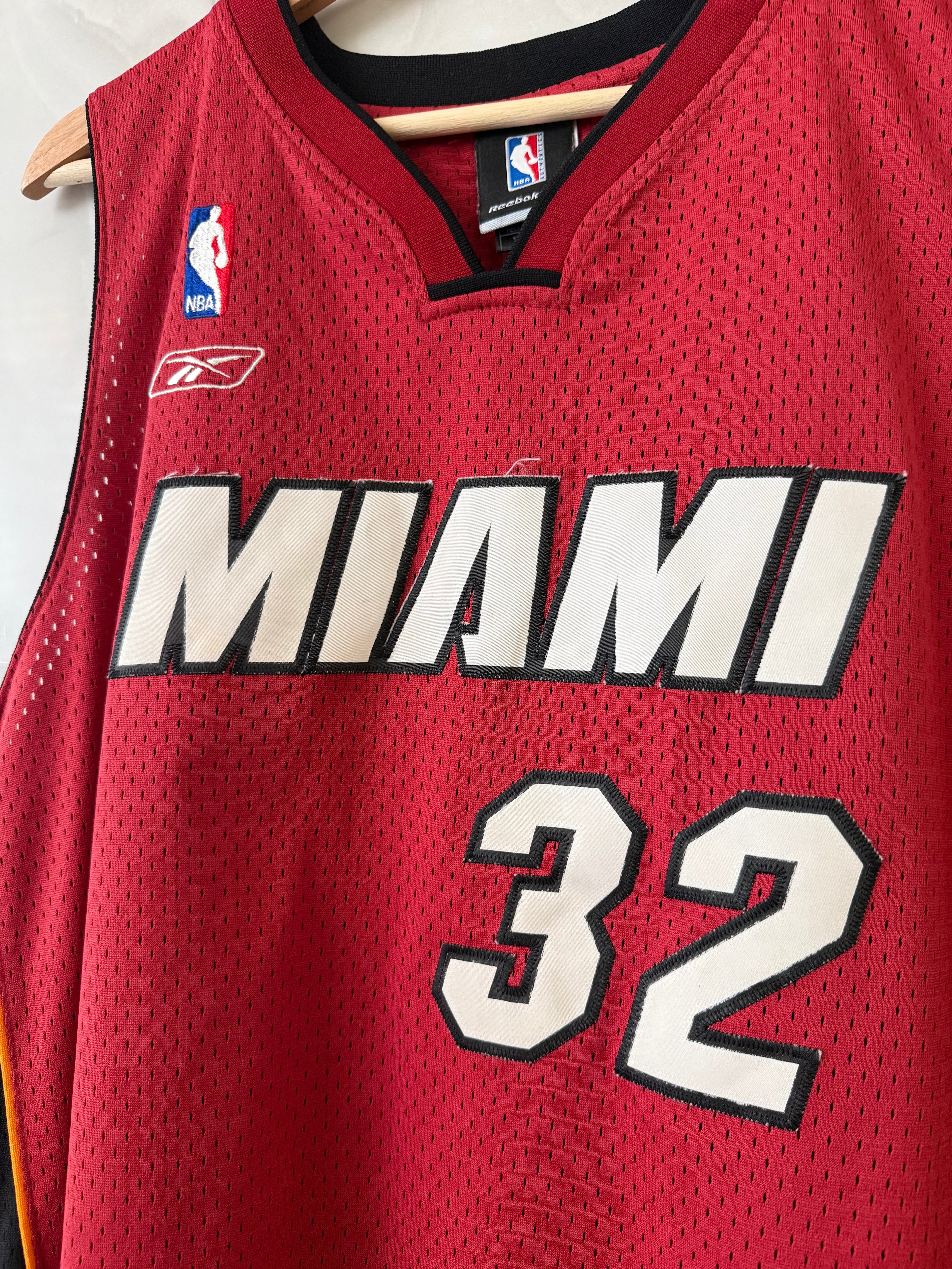 Vintage Shaquille O Neal Shaq Miami Heat 32 Reebok Jersey