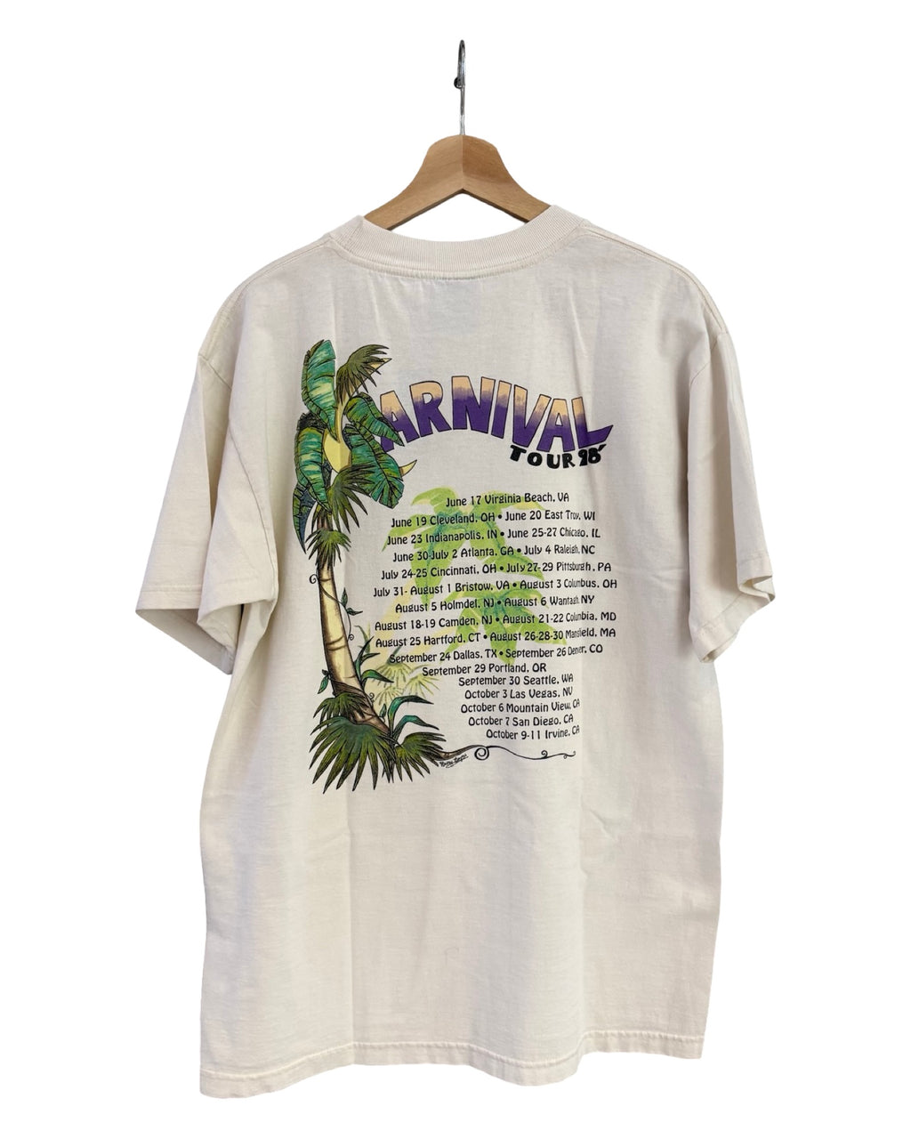 Vintage 1998 Jimmy Buffett Carnival Tour Tee