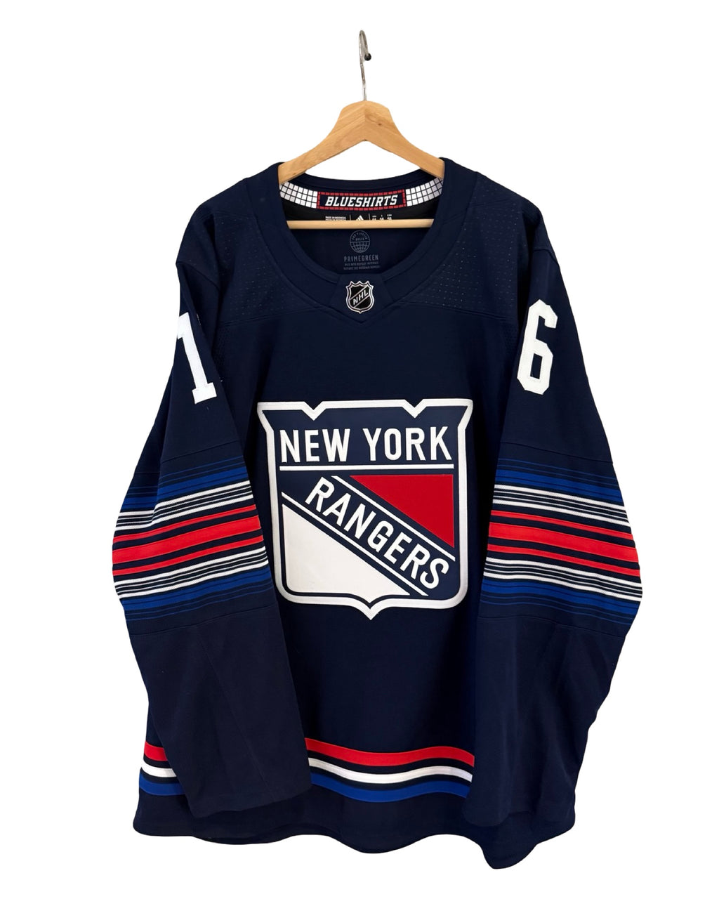 New York Rangers Vincent Trocheck Adidas Hockey NHL Jersey