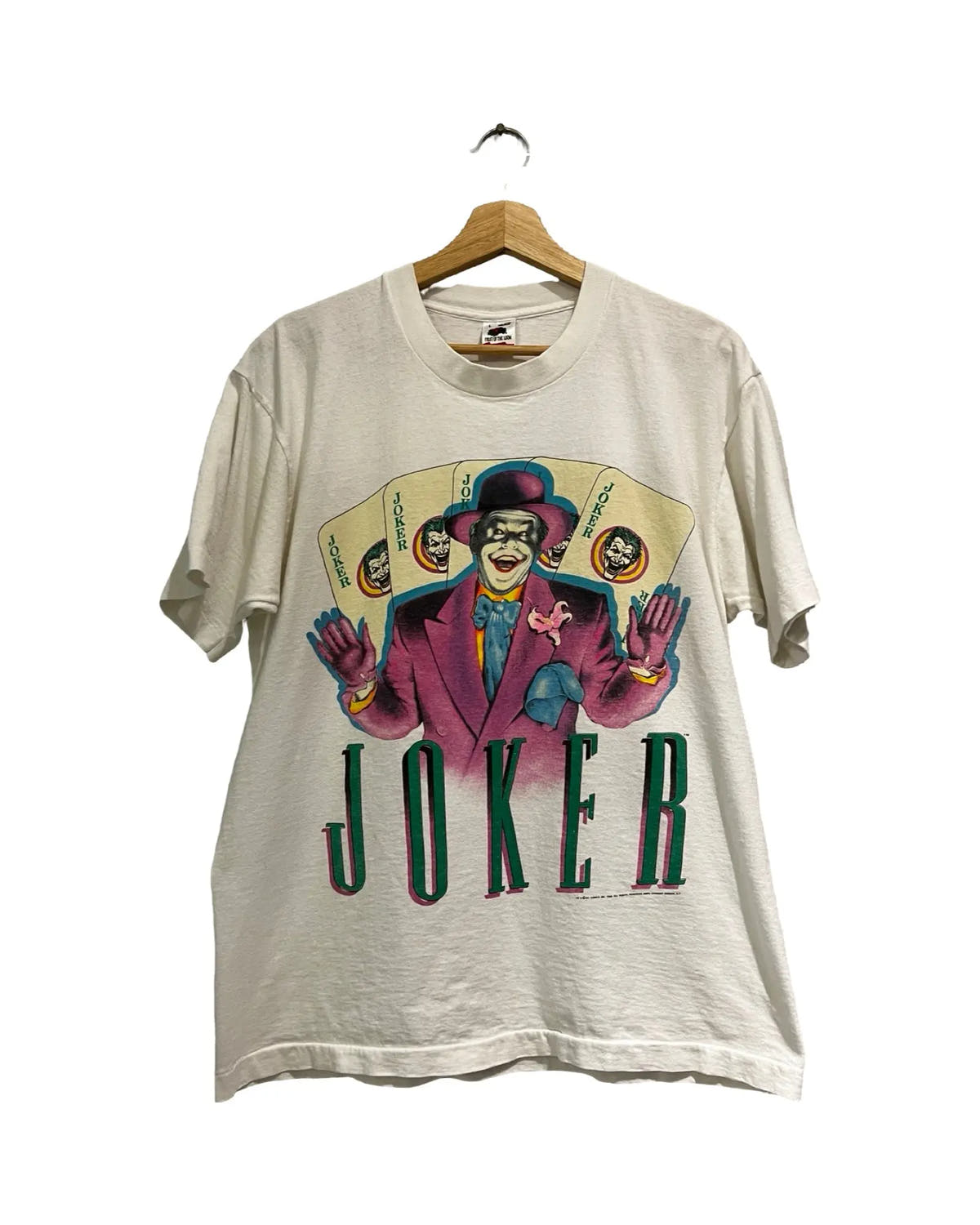 Vintage 1989 Jack Nicholson The Joker Promo Tee 3rdStrike
