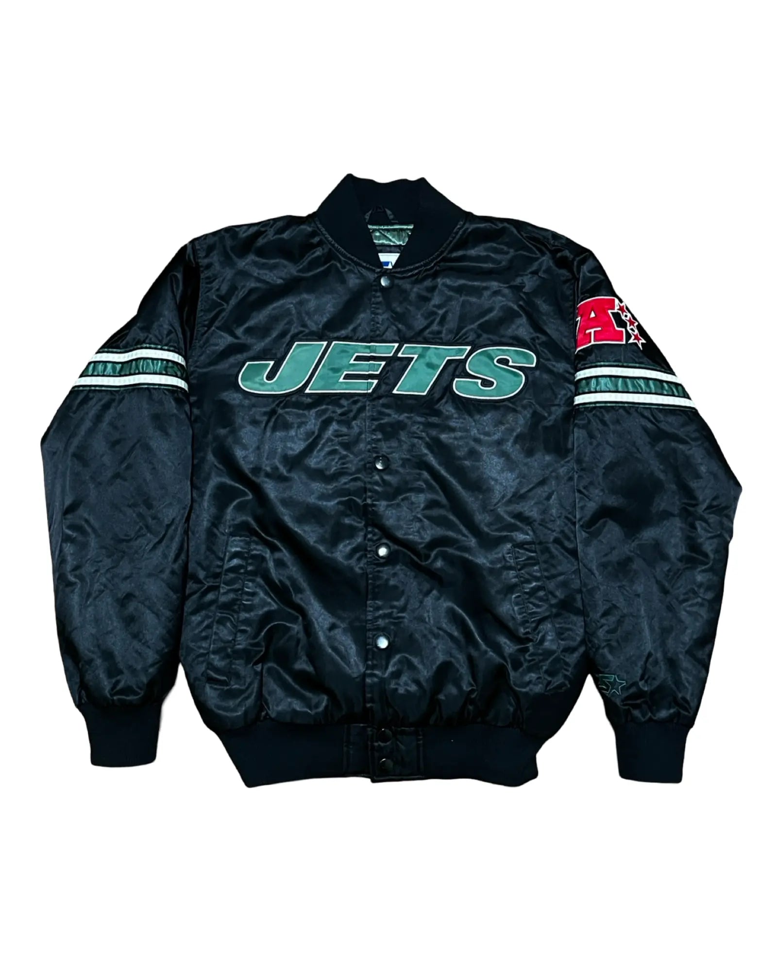 Vintage 90s New York Jets Starter Satin Jacket KIF Vintage