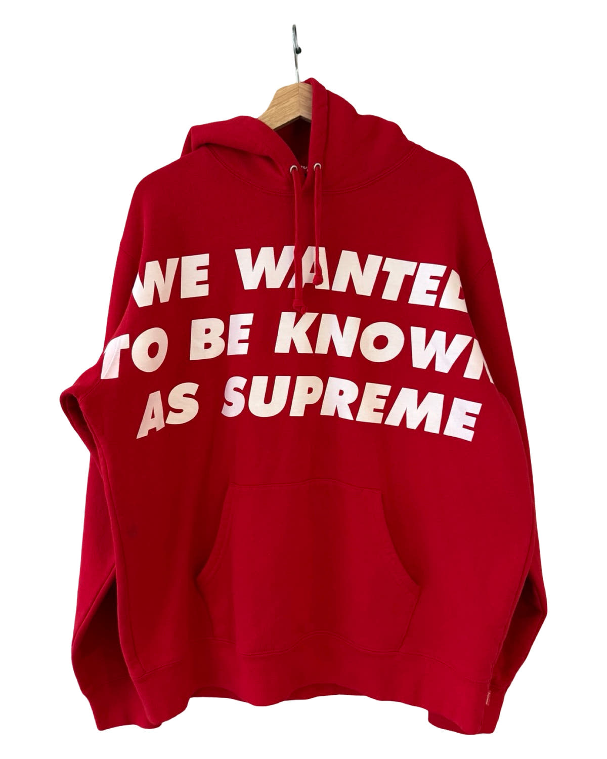 Sudadera con capucha 2020 Supreme We Wanted To Be Known As