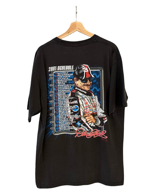 Vintage 2001 NASCAR Dale Earnhardt Double Sided Racing Tee