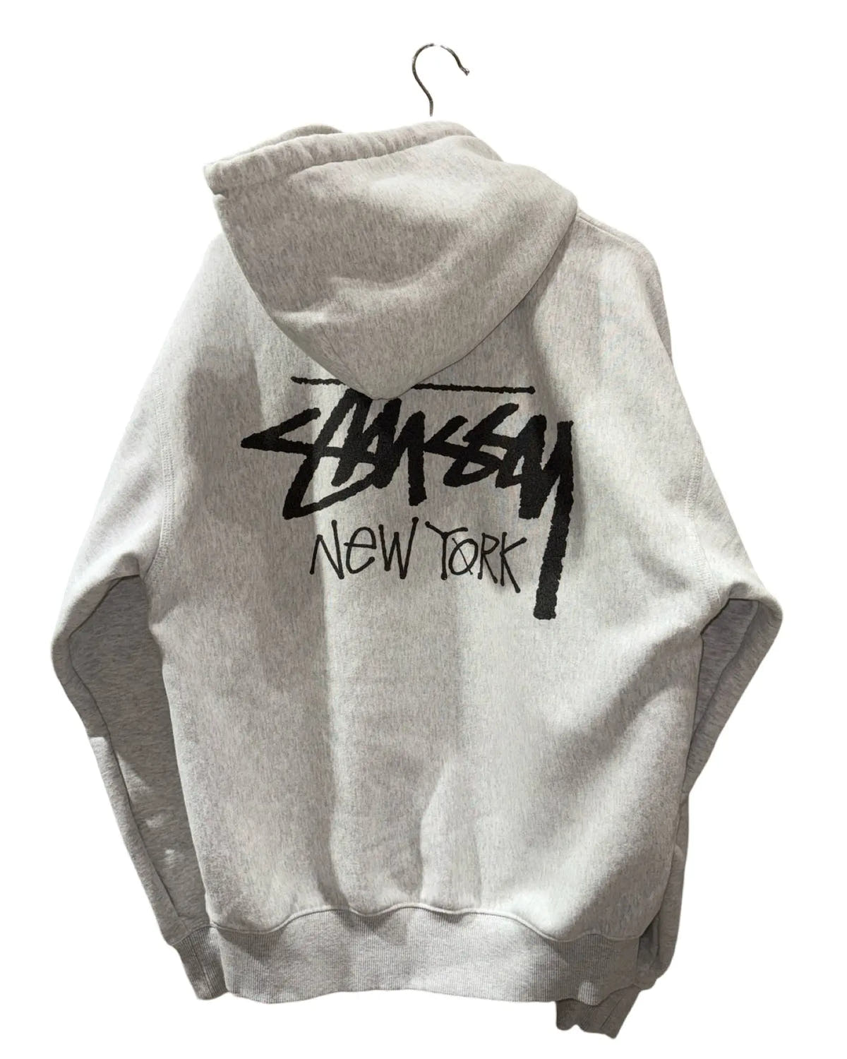 Stussy New York City Exclusive Grey Pullover Hoodie 3rdStrike