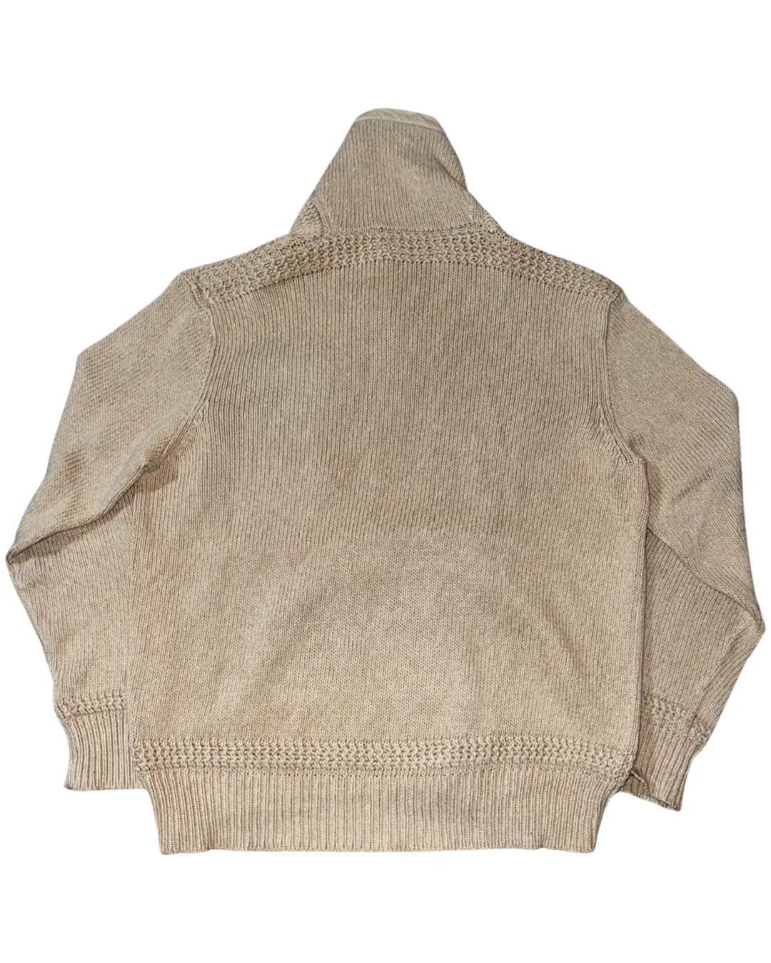 Vintage Ralph Lauren Knitted Skull Patch Varsity Sweater KIF Vintage
