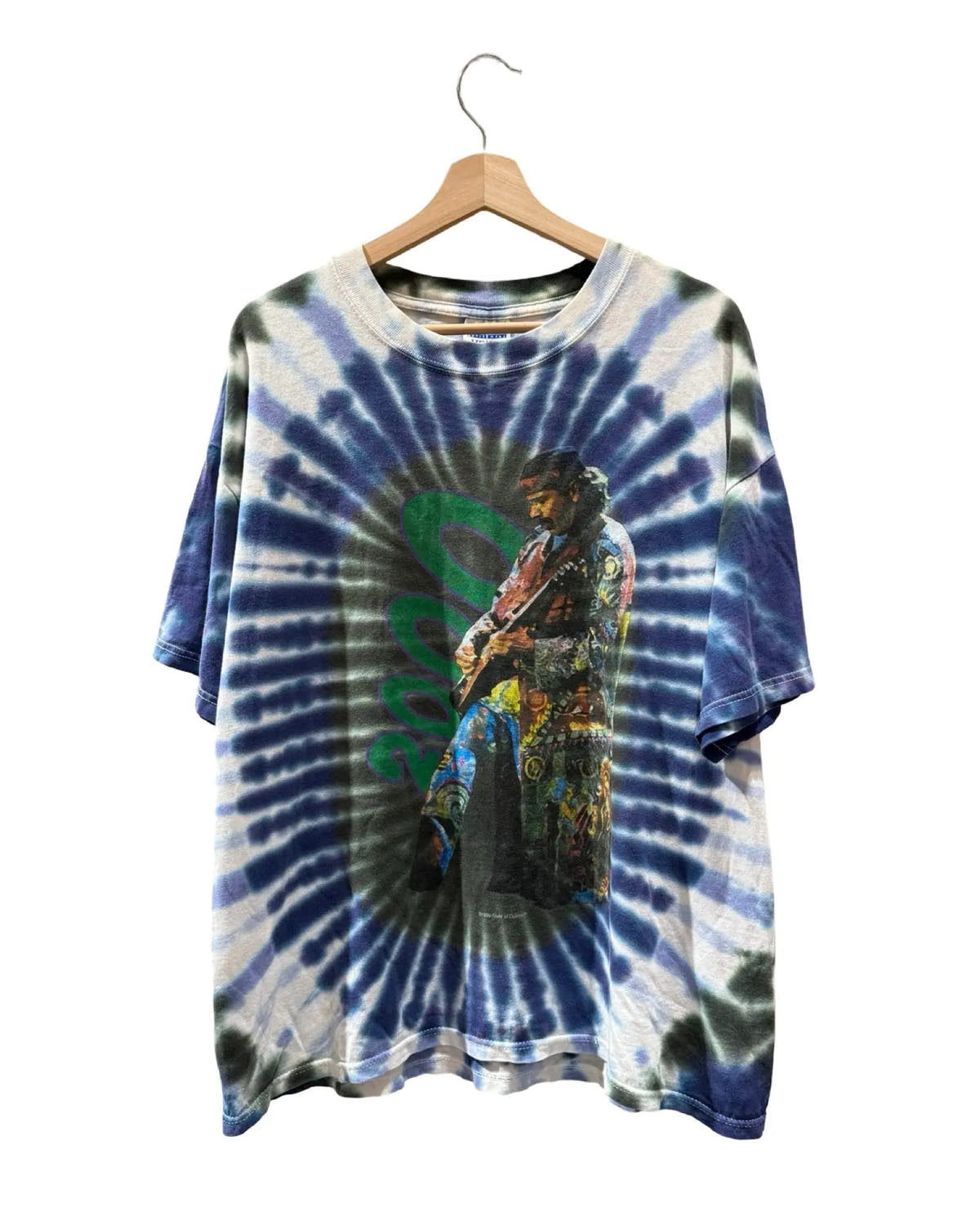 Vintage 2000 Carlos Santana Tye Dye Tour Tee 3rdStrike