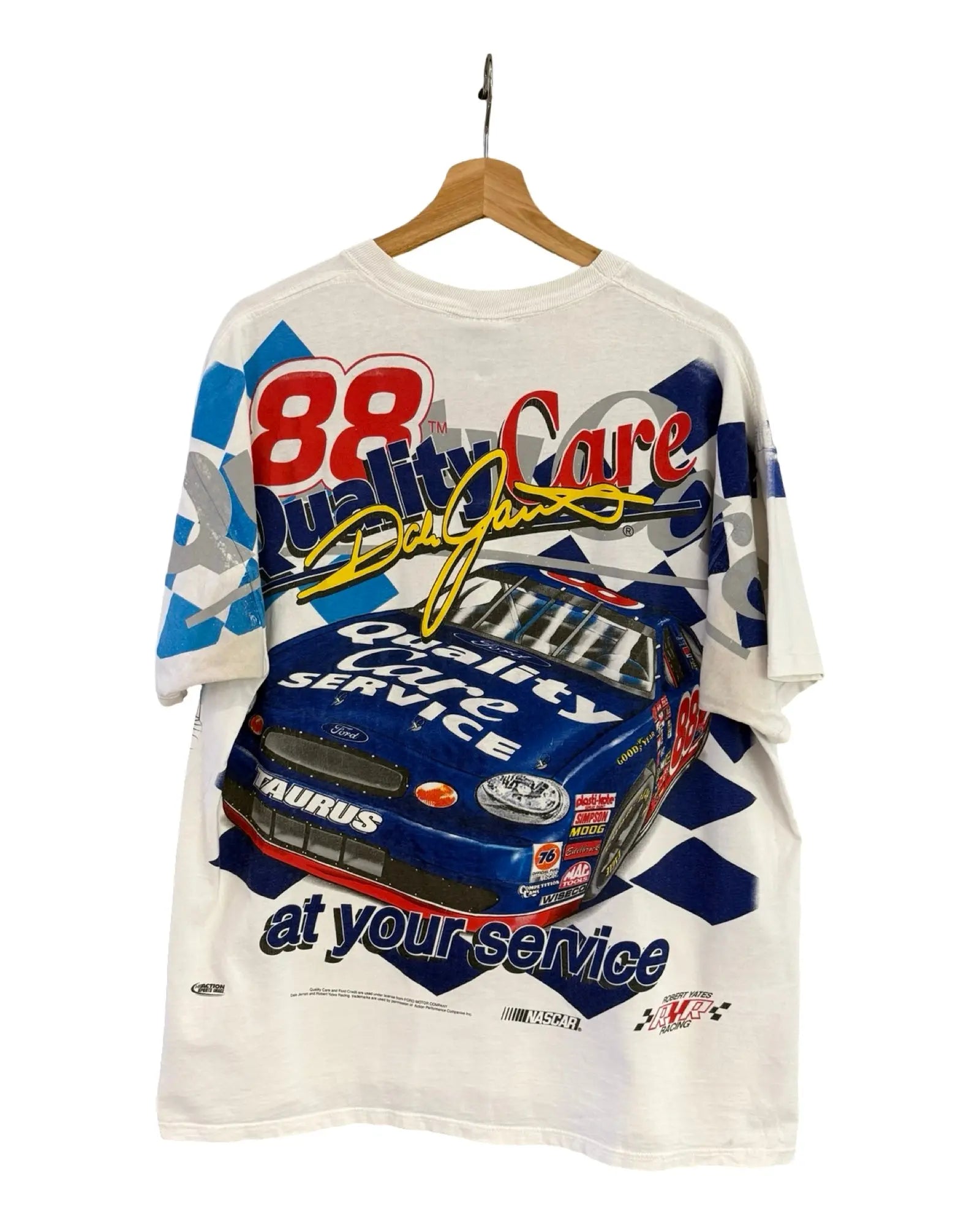 Vintage NASCAR Robert Yates Ford Tee KIF Vintage