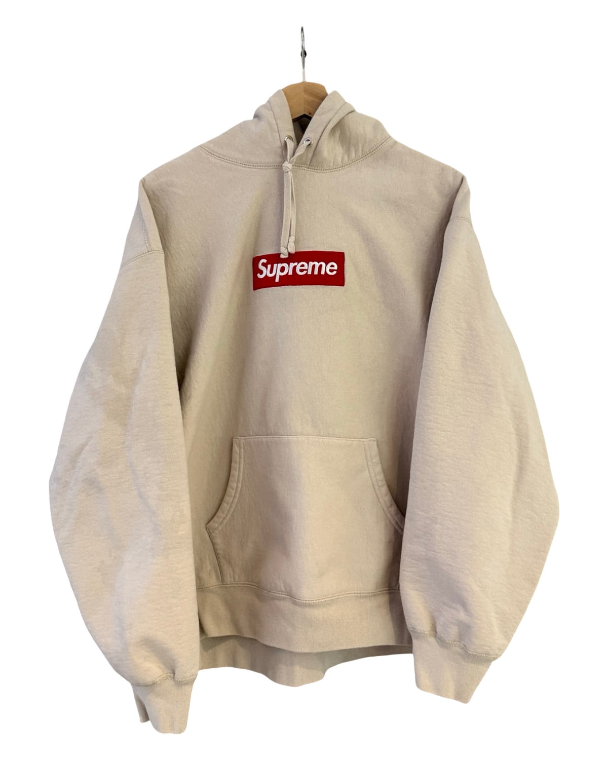 Supreme Tan Box Logo Hoodie