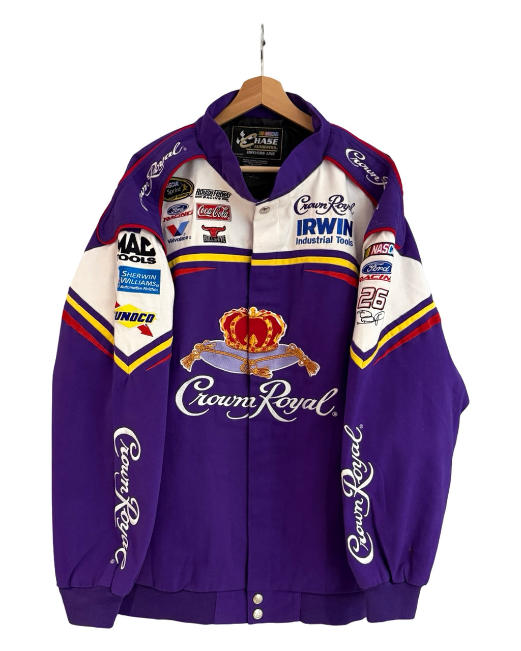Vintage NASCAR Crown Royal Racing Jacket KIF Vintage