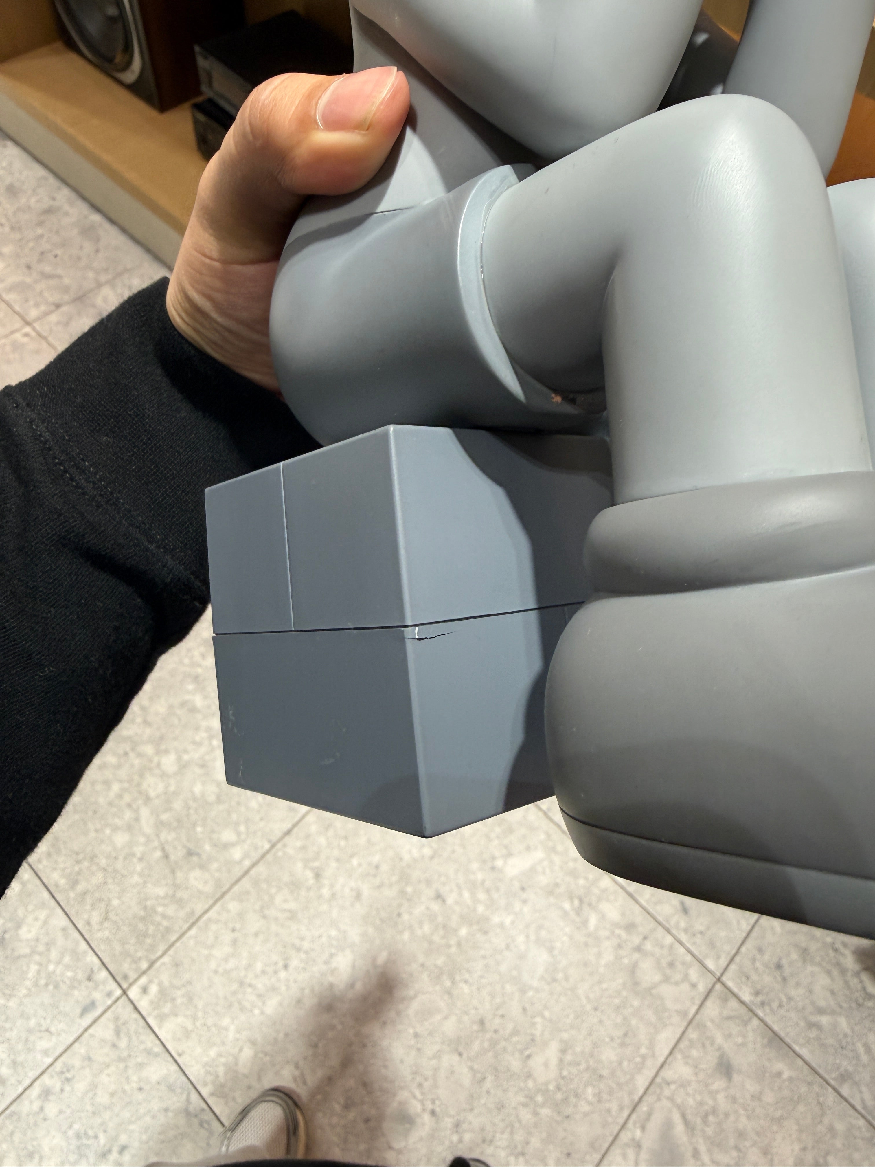 2013 KAWS Passing Through Gray Companion Figure KIF Vintage