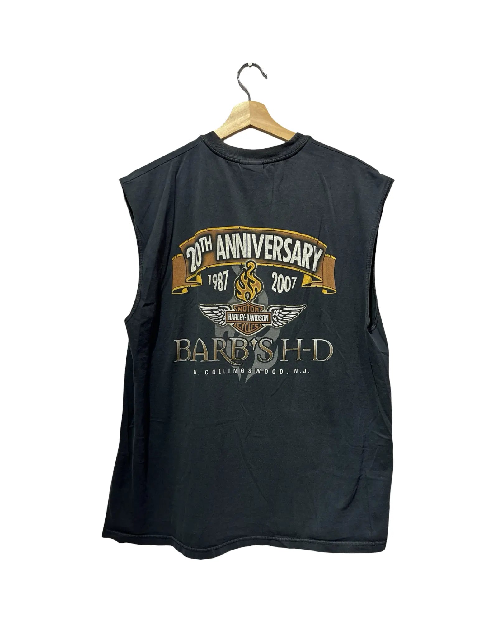 Vintage 2007 Harley Davidson 20th Anniversary Tank KIF Vintage