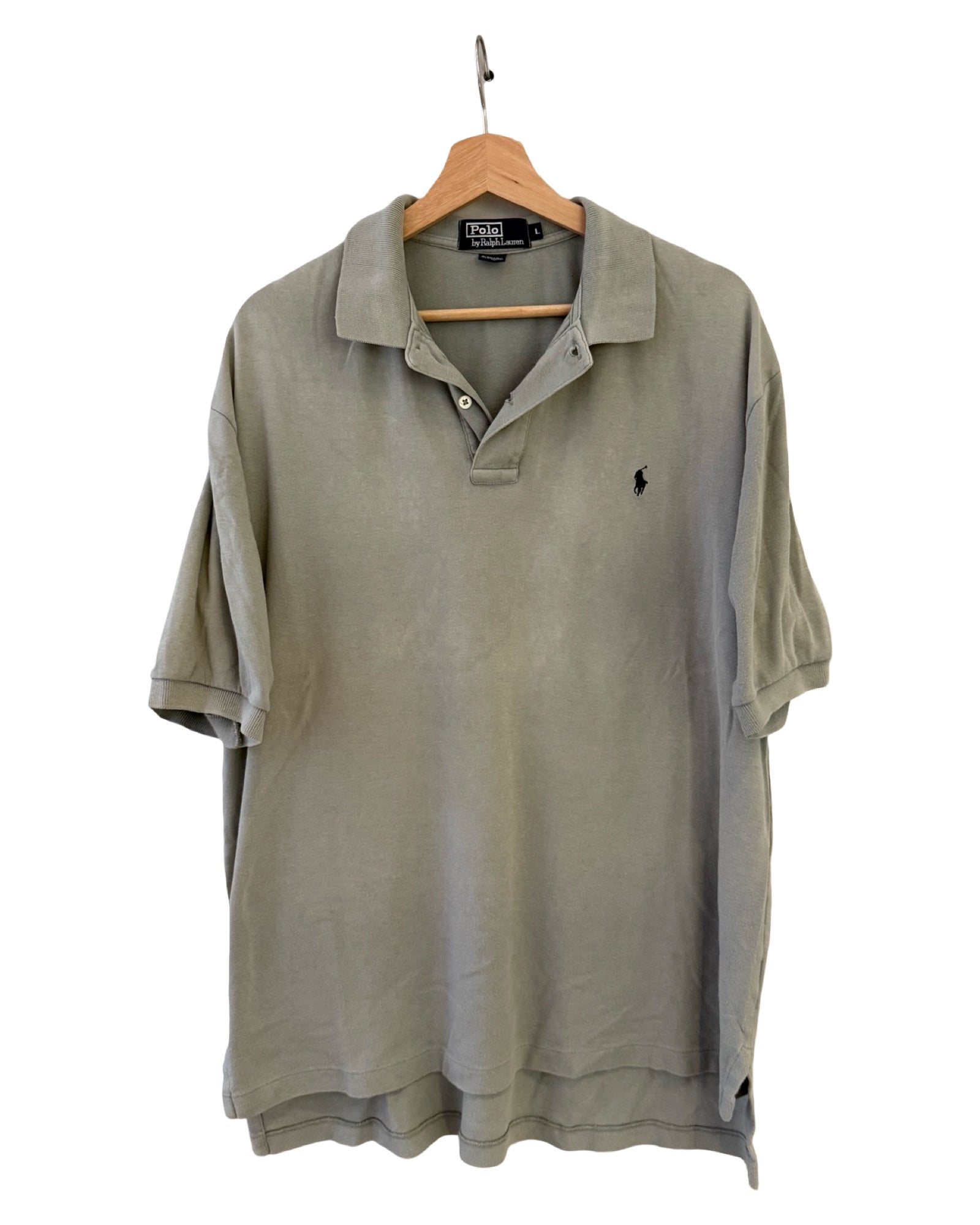 Camisa Polo Ralph Lauren Vintage Color Pizarra