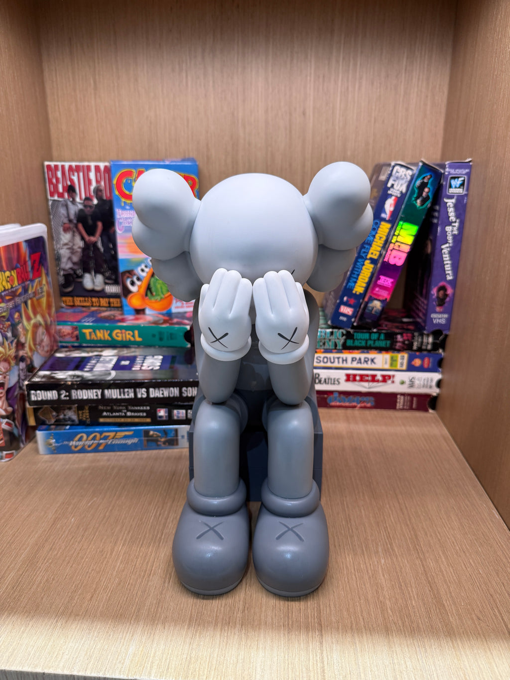 2013 KAWS Passing Through Gray Companion Figure KIF Vintage