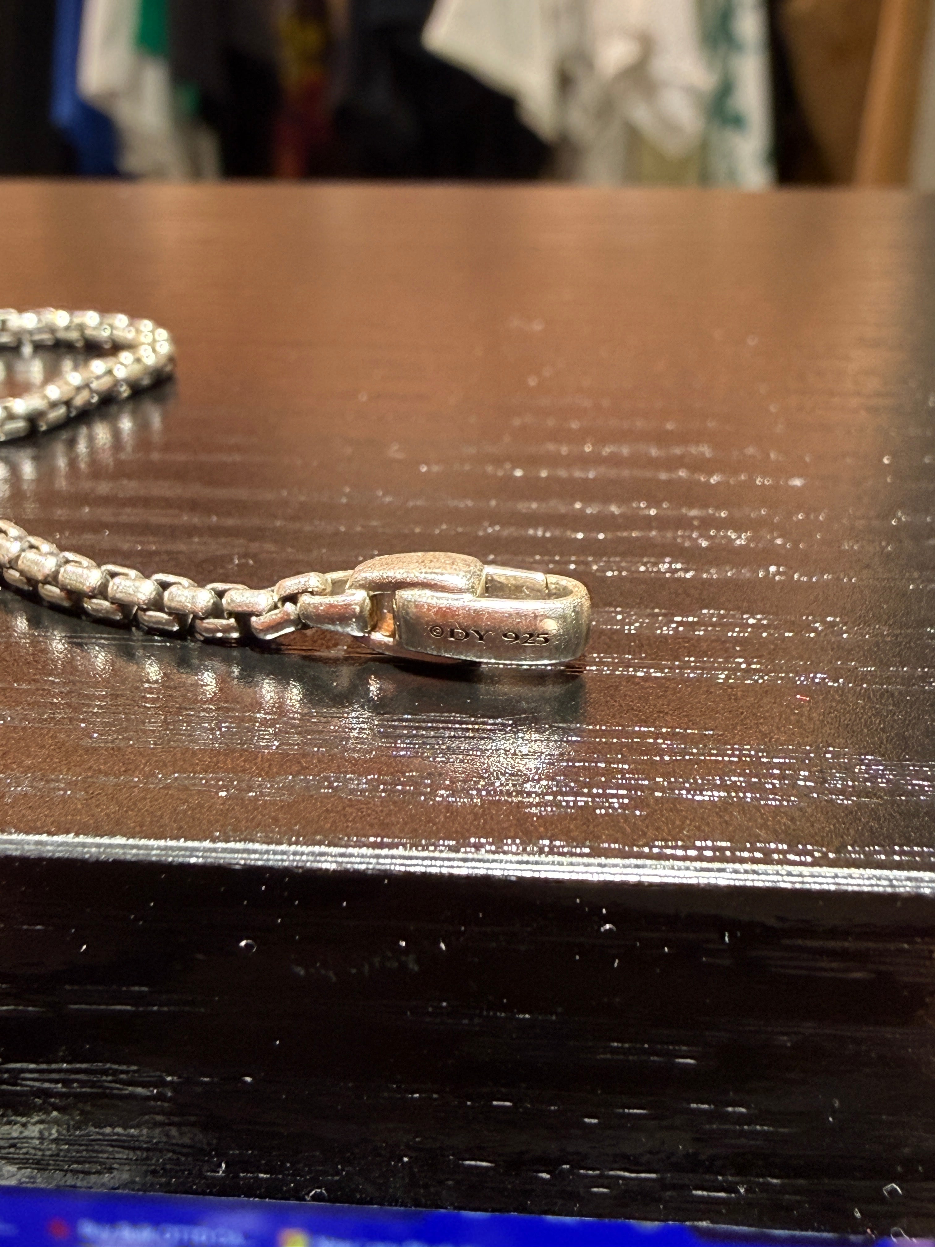 David Yurman Sterling Silver Bracelet 2.7mm KIF Vintage