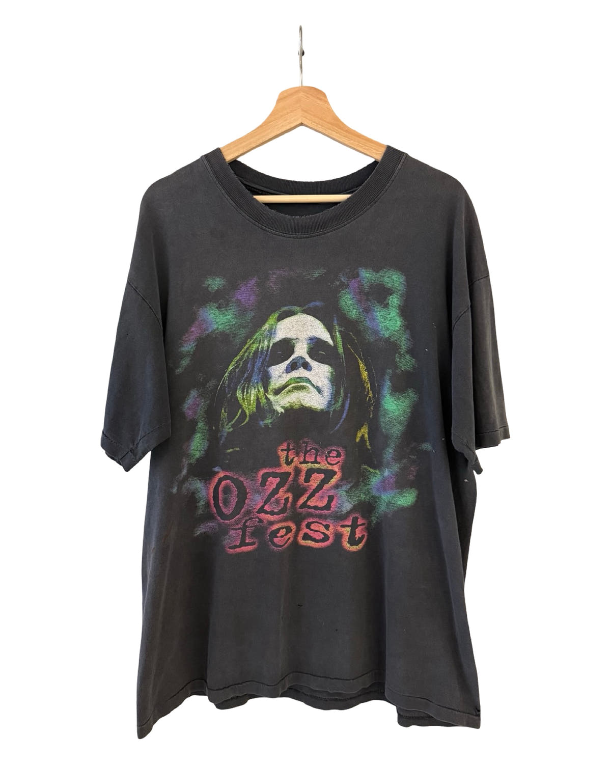 Camiseta de banda de la gira Ozzfest de Ozzy Osbourne de 1997, estilo vintage